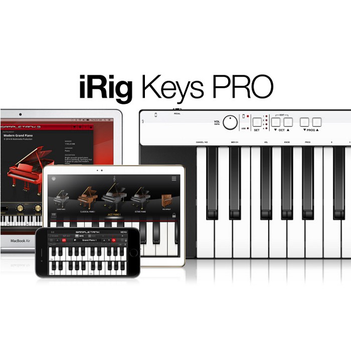 IK iRig Keys Pro 37鍵 iOS Android PC MAC MID 音樂主控鍵盤 [唐尼樂器]