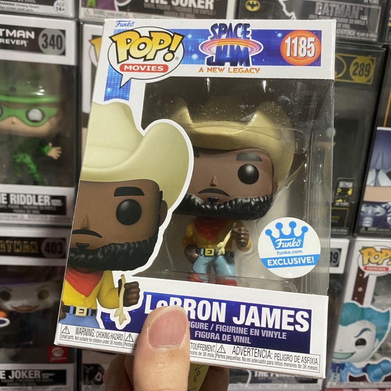 [李大] 正版現貨 Funko POP 怪物奇兵 NBA 詹姆斯 牛仔 LBJ Lebron James #1185