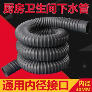 ☺☺下水器排水管軟管 洗衣機/面盆/拖把池/洗菜盆臉池通用出水管32MM☺☺