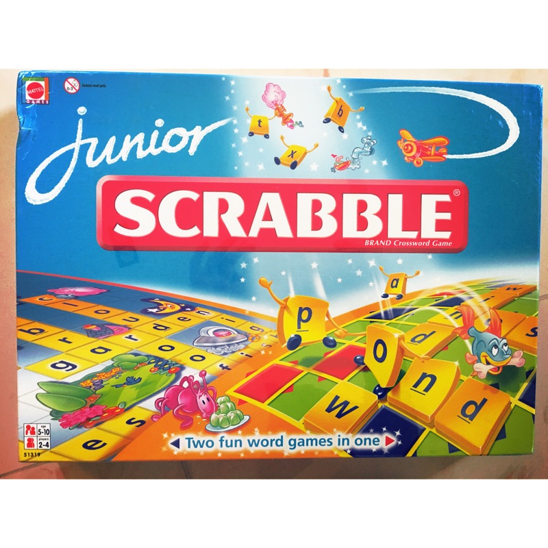 Junior SCRABBLE 英文拼字拼音桌遊