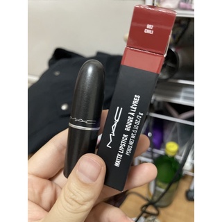 全新 MAC 霧幻性感唇膏CHILI 辣椒紅【暢銷色】WARM BRICK RED