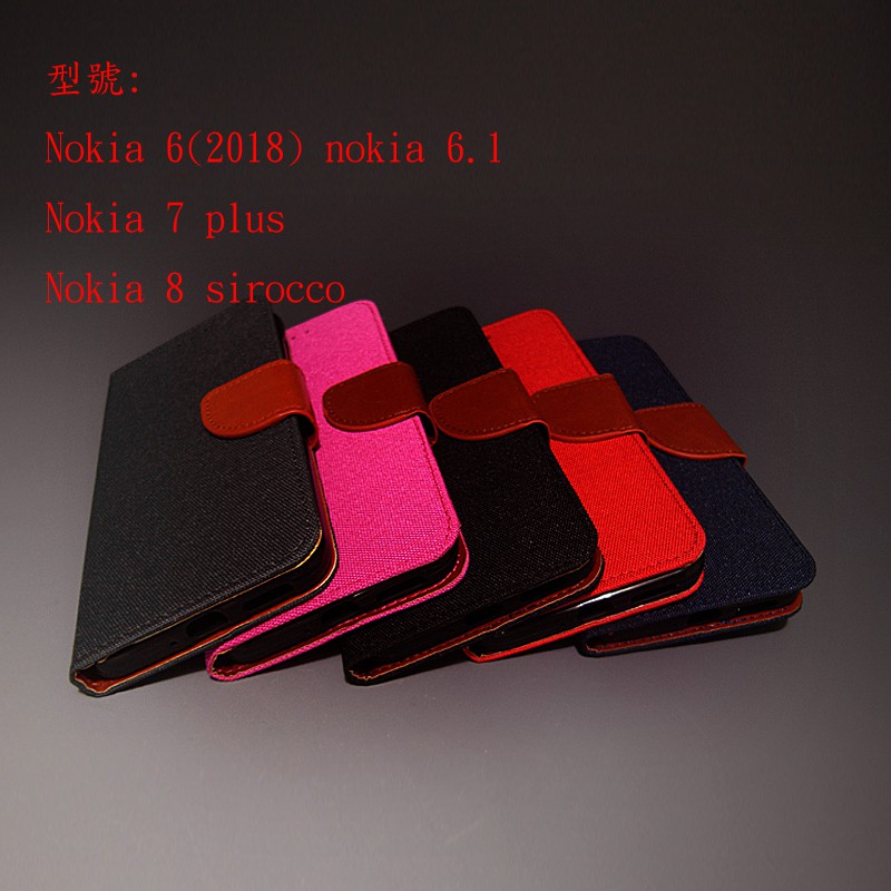 Nokia6 6.1 Nokia7 plus Nokia8 sirocco 馬卡龍 撞色手機皮套 保護皮套