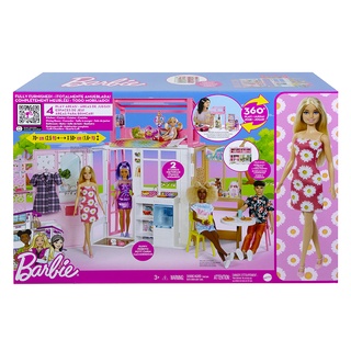 Mattel 芭比豪華小屋 Barbie 正版 振光玩具