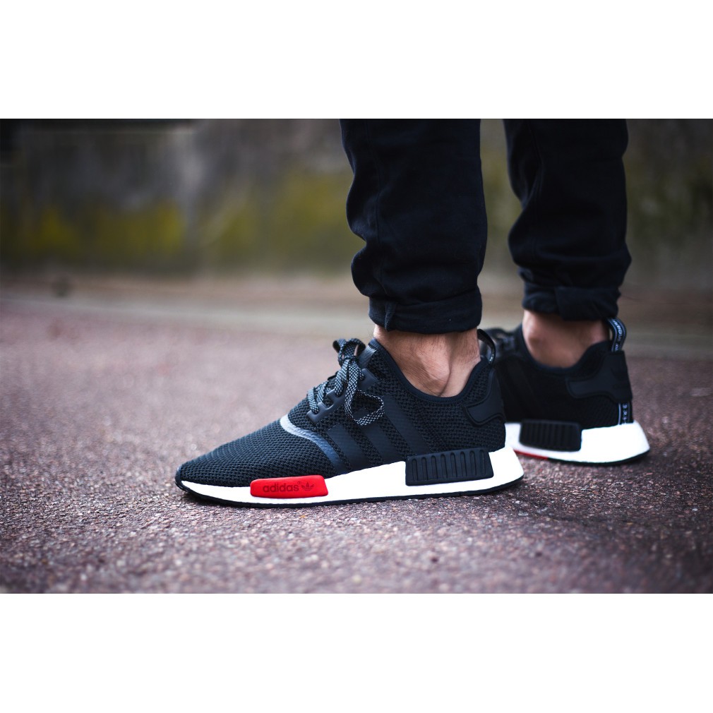 ｜ Eddie_Store ｜ADIDAS NMD R1 黑紅 歐洲限定 AQ4498