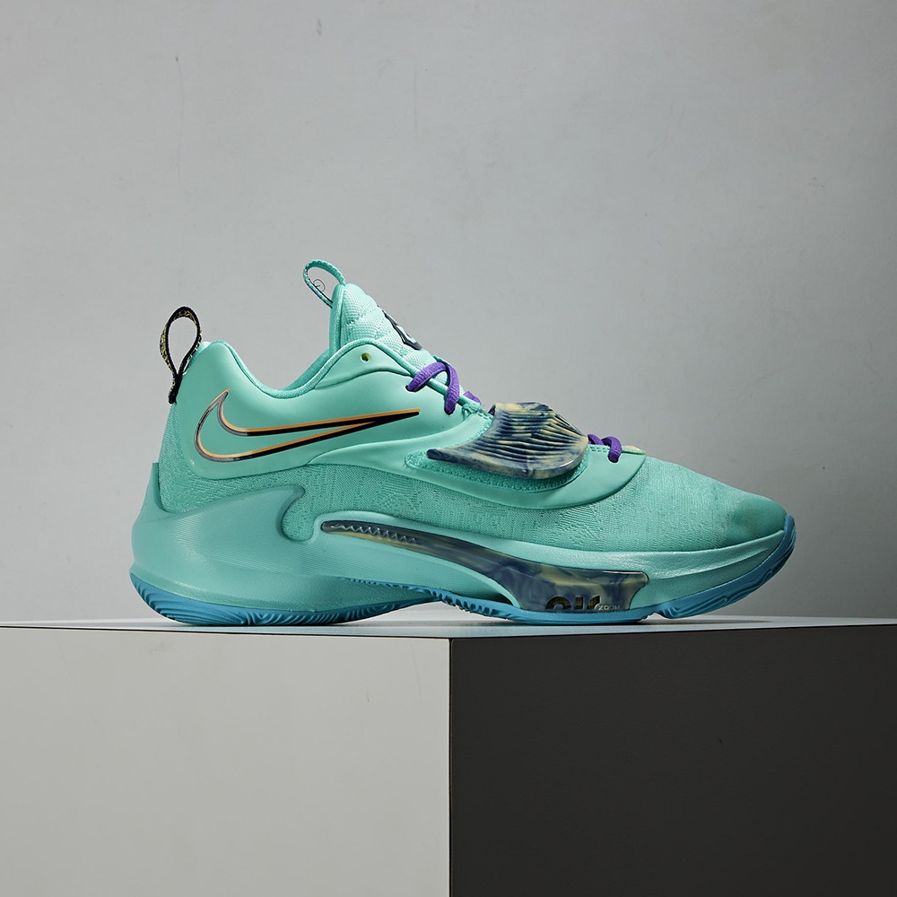 Nike Zoom Freak 3 男 湖水藍 避震 包覆 運動 籃球鞋 DA0695-400