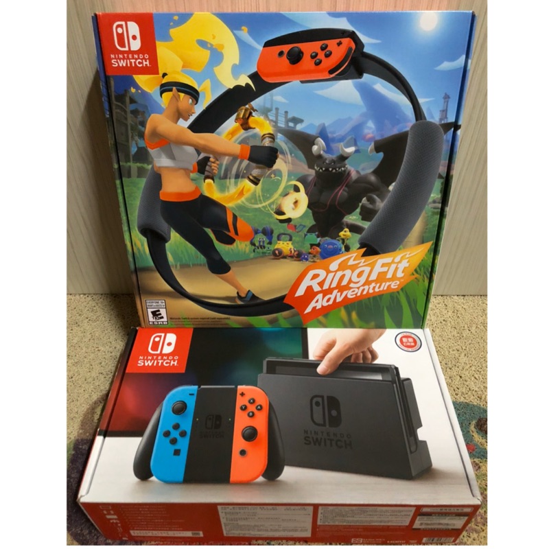 Switch主機 健身環同捆switch遊戲健身環主機switch 蝦皮購物