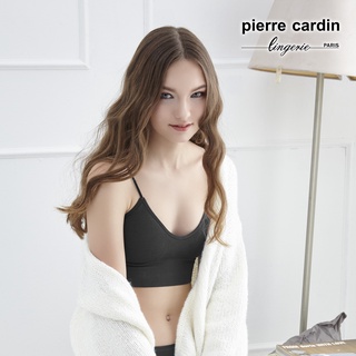 【pierre cardin 皮爾卡登女性內衣】細肩高彈力無鋼圈內衣 (單件-BLK黑)-209-2359S