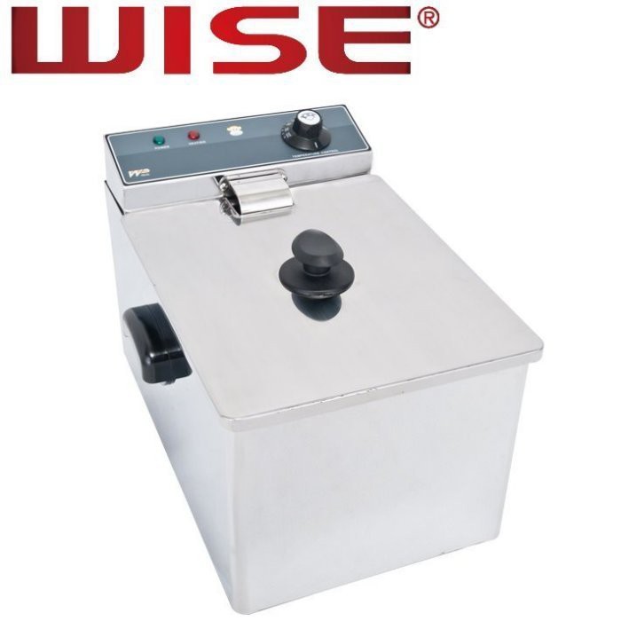 一鑫餐具【WISE 電力式油炸機 8公升 WFT-8L】桌上型電力式油炸機油炸鍋