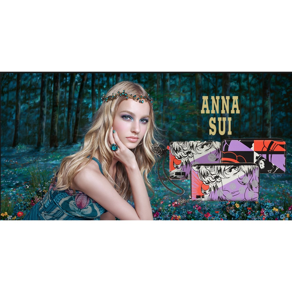 伊勢丹50週年anna Sui アナスイx 凡爾賽玫瑰絕版長夾財布 蝦皮mall Line購物