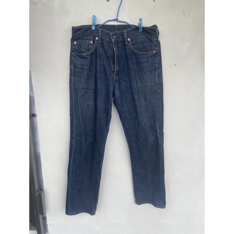 Levi’s 512 深藍色 牛仔長褲 直筒牛仔褲 W31 L34