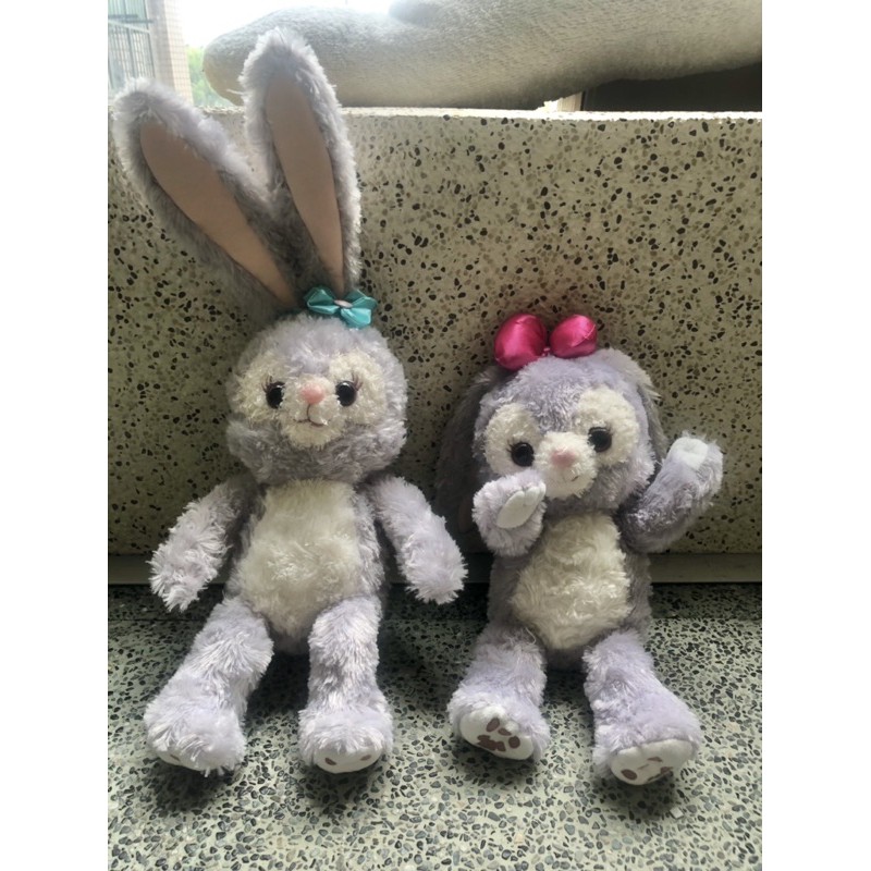 Disney達菲熊新朋友Stella Lou史黛拉兔50公分，可折耳娃娃兔子可愛毛絨生日禮迪士尼禮物