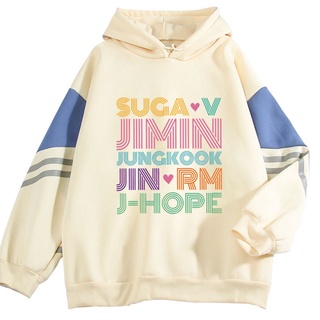 連帽衛衣 大學T 帽T 大尺碼 BTS Jimin Rm J-hope Jungkook 運動衫 男女同款 寬鬆休閒上衣