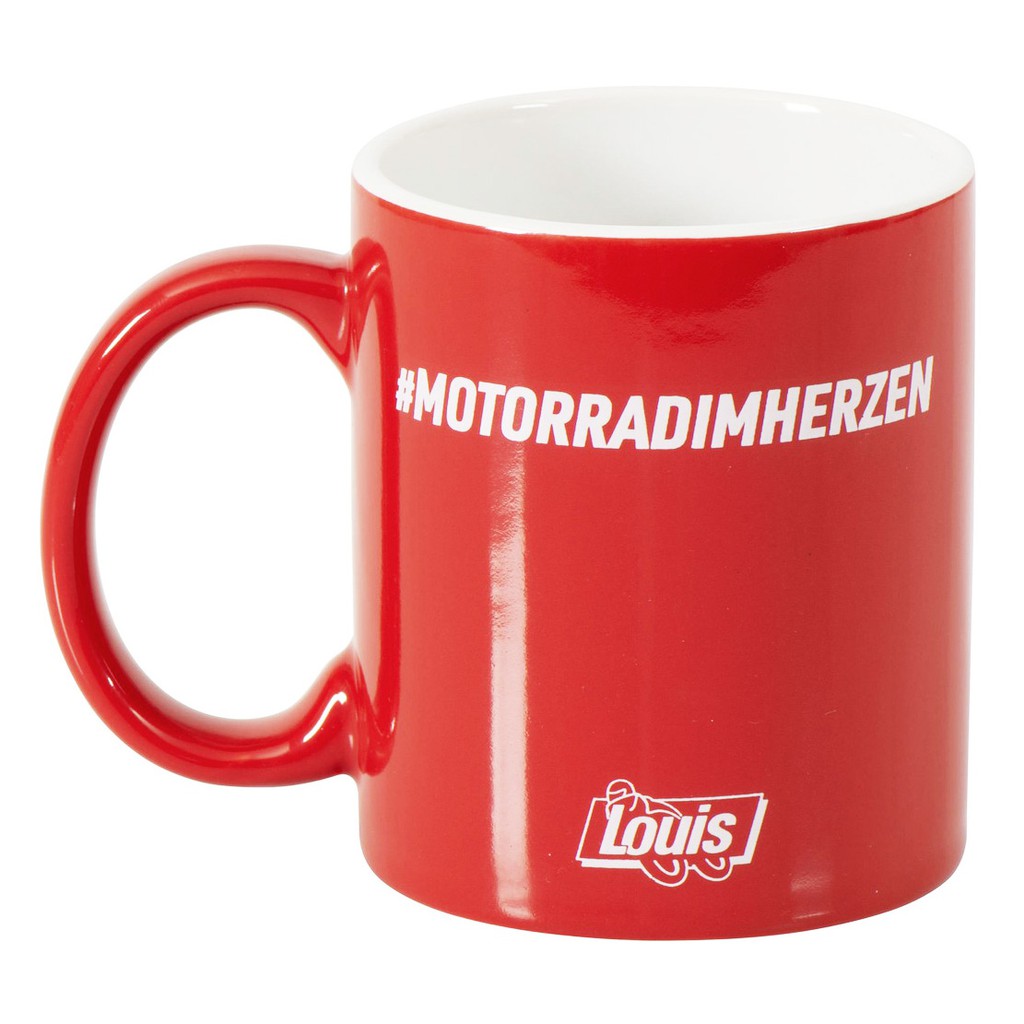 【德國Louis】LOUIS #MOTORRADIMHERZEN 馬克杯 人車一心標語陶瓷杯咖啡杯 編號10015201