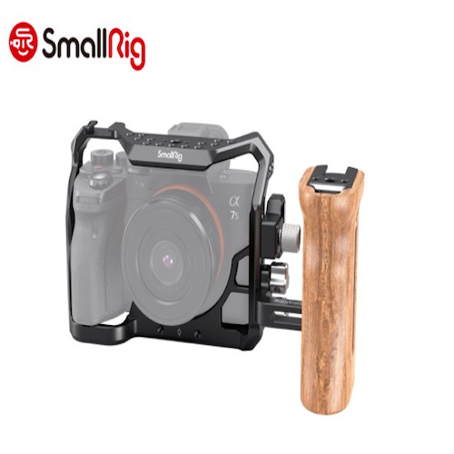 SmallRig 斯莫格 SONY A7s3 A7S III 鋁合金 相機兔籠＋木質握把 KIT組 3008