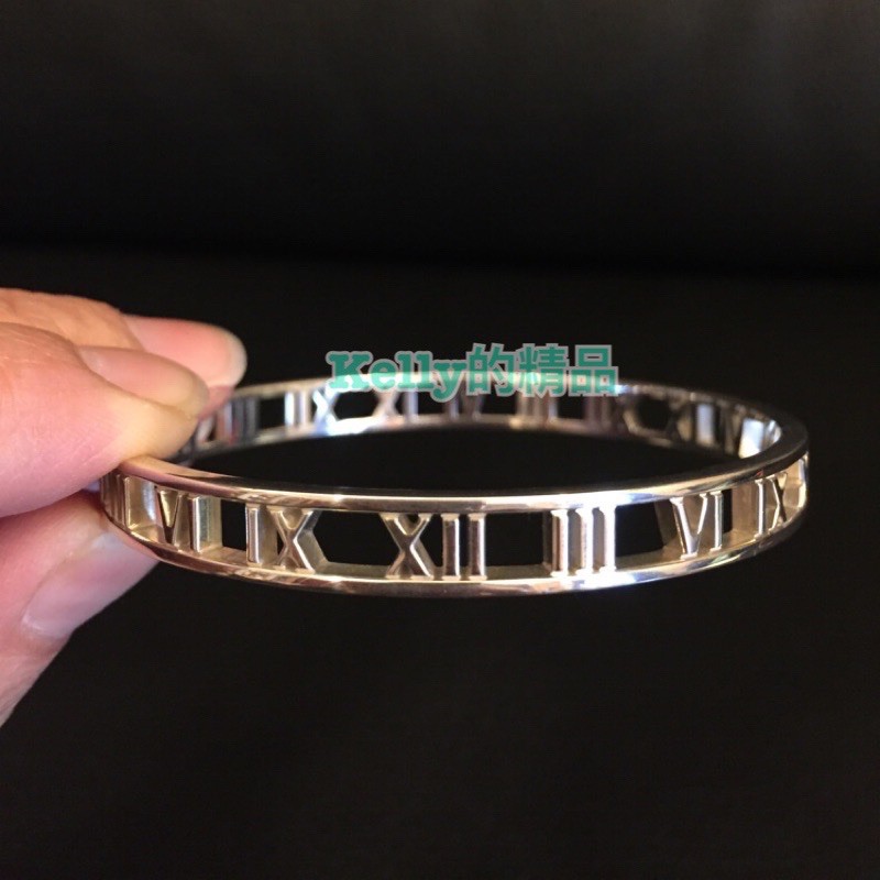 [TIFFANY&amp;CO]  925純銀 經典羅馬數字手環～100%真品！值得收藏的經典～👍🏼