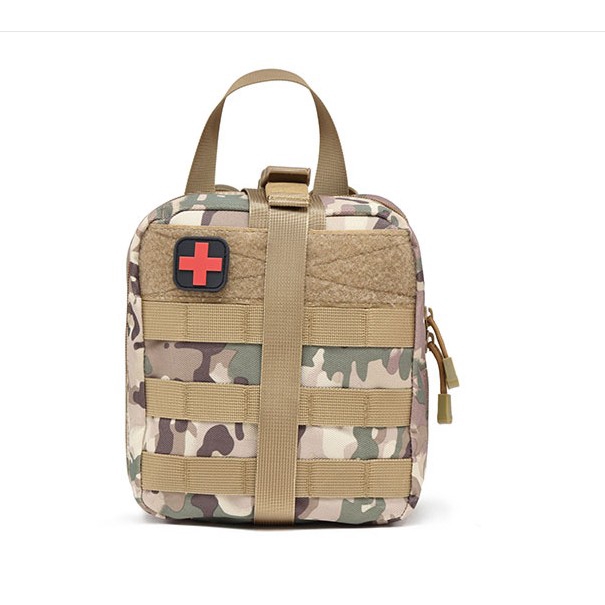 力博狼爆款戰術醫療收納包戶外運動車載急救包迷彩戶外戰術收納包生存遊戲副包配件包