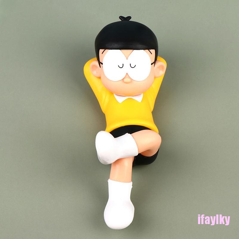 哆啦夢 【IFA】17cm哆啦A夢大雄可動人偶動漫大雄PVC模型玩具蛋糕裝飾LKY