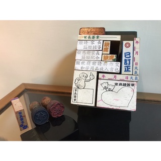 【二手學園實用圖章 木頭橡皮章】木柄橡皮蓋印章/教師必備教學印章/國小幼兒園課業批改用印/幼稚園幼教老師課堂好寶寶獎勵章