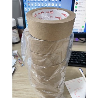 粗麵牛皮紙膠帶 35*mm*40M/封箱膠帶/美術用品/禮物包裝/手撕/書寫/當日出貨