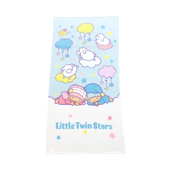 【Sanrio三麗鷗】雙星仙子白日夢浴巾 100%棉 76x152cm