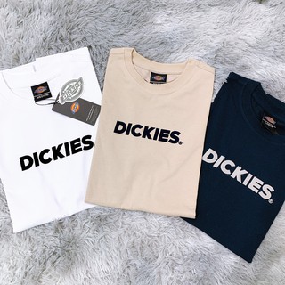 DICKIES BASIC LOGO TEE 深藍 白 奶茶 中間字 正字體 基本款 短TEE 韓國公司貨 DOT聚點