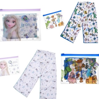 日本迪士尼 涼感巾 冰雪奇緣 玩具總動員 含收納袋