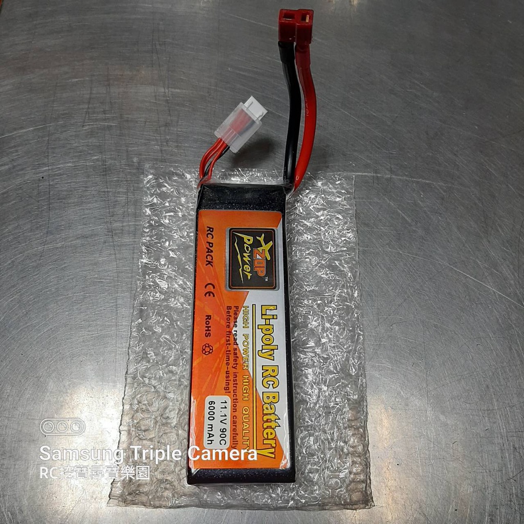 新版 ZOP POWER 3S  11.1V  90C  6000MAH