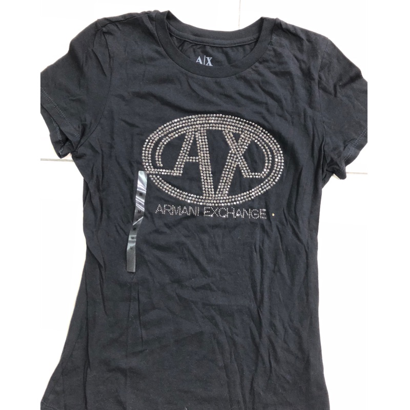 全新AX Armani Exchange AIX黑色T恤M號