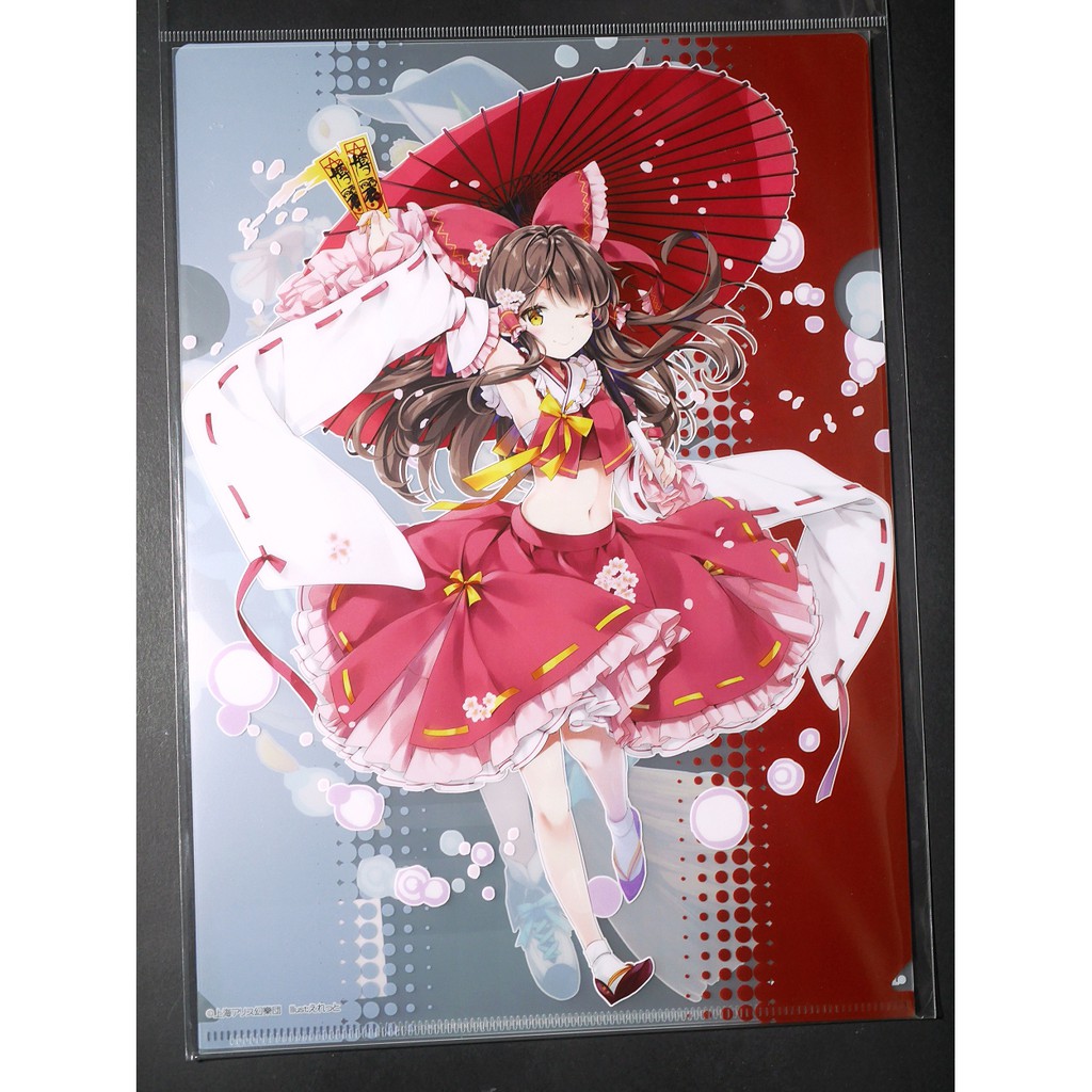 Tp小屋 全新現貨 東方project 博麗神社春祭會場限定資料夾文件夾2枚組博麗靈夢霧雨魔理沙 蝦皮購物