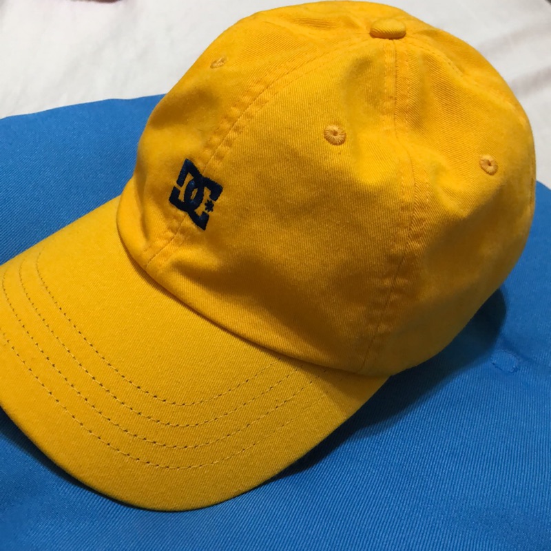 DC 經典板牌 黃色老帽 鐵可調棒球帽