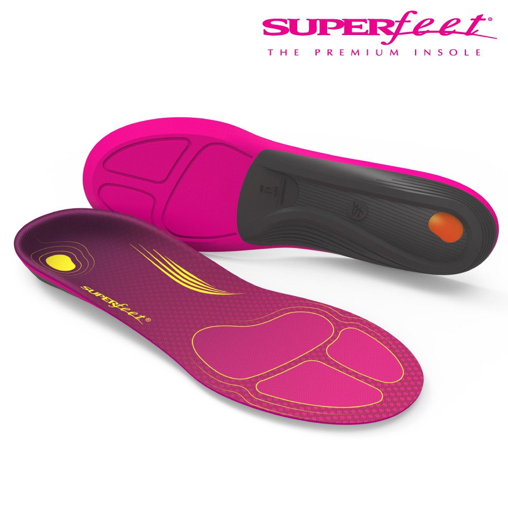 【美國SUPERfeet】碳纖維路跑鞋墊-紫色
