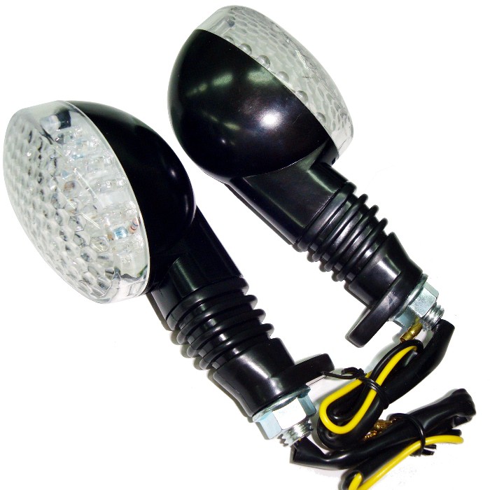 235A081  LED-2 方向燈 黑殼黃光2入  LED 方向燈 轉向燈  摩托車 重機 尾燈 改裝 機車 電動車