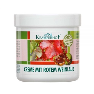 【新到貨】德國 Krauterhof 草本莊園 紅藤葉足霜 250ml (葡萄葉甦活按摩霜)