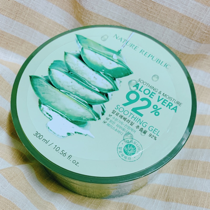 Nature Republic 92%蘆薈補水修護保濕凝膠 24H出貨 台灣現貨