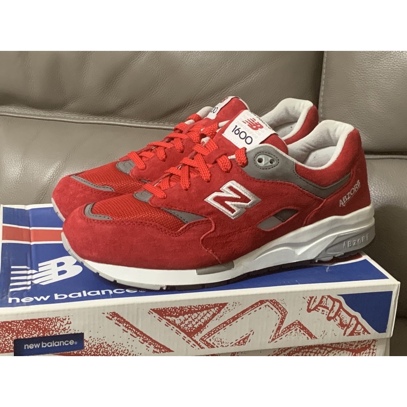 new balance NB 1600 麂皮 紅 us 10.5 11