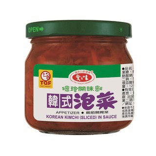愛之味-韓式泡菜190g 1打12罐 420元