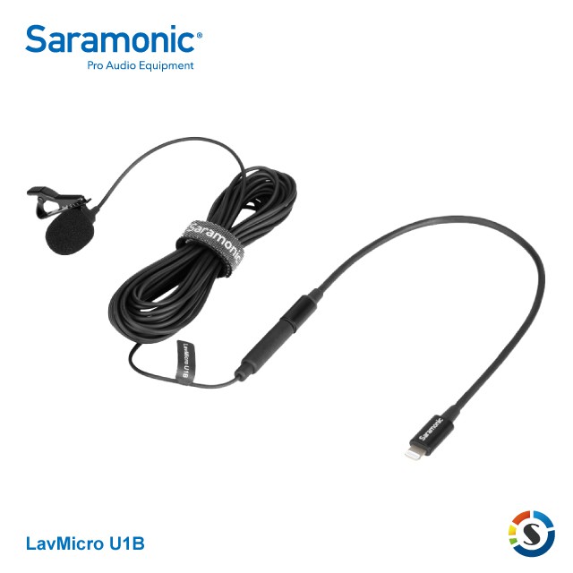 Saramonic楓笛 LavMicro U1B 全向型領夾麥克風(Lightning設備適用)