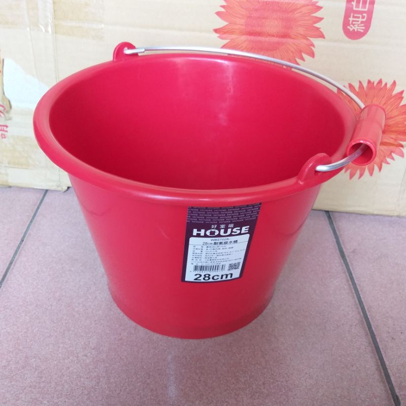 《台灣製造》耐沖擊 塑膠 水桶 廚餘桶 彈力水桶 儲水 塑膠手把水桶