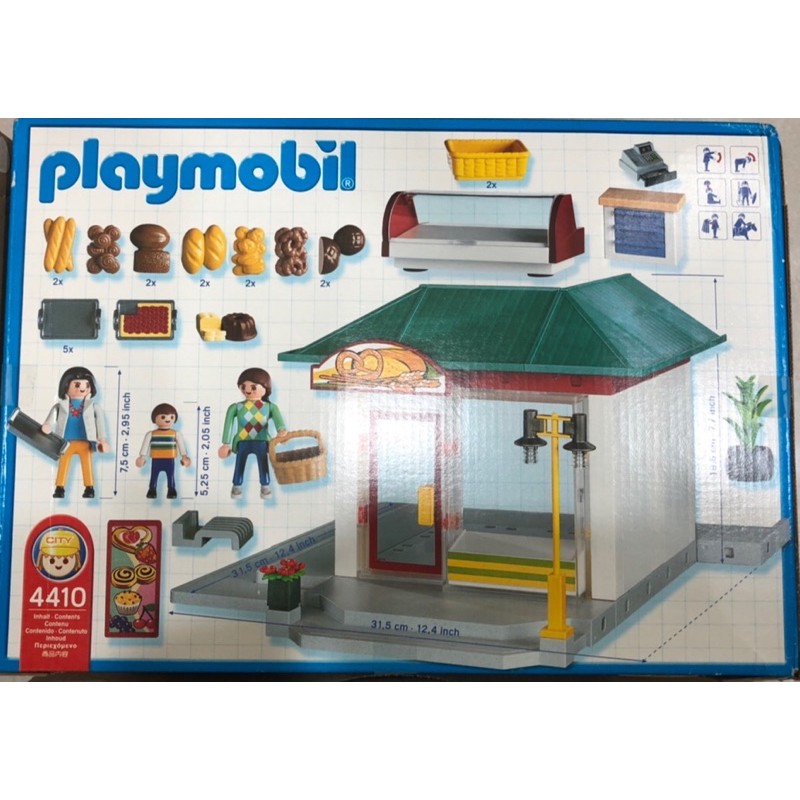 ⚠️原廠現貨playmobil 4410 德國產地老摩比2003年份街角麵包店| 蝦皮購物