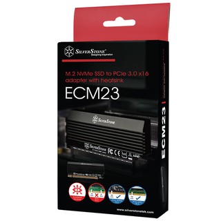 小白的生活工場*銀欣 擴充卡 ECM23/支援一組M.2 SSD (M key) 於PCIe x4 介面