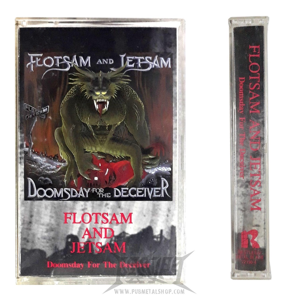 Flotsam And Jetsam-Doomsday For The Deceiver 老懷舊錄音帶 音樂卡帶 重金屬