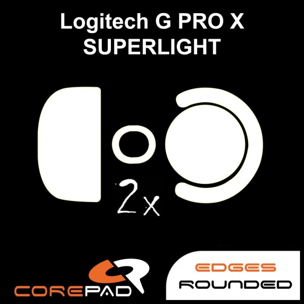 德國 Corepad ｜ Logitech G PRO X Superlight 1代 不相容2代 ｜滑鼠 鼠貼 鼠腳貼