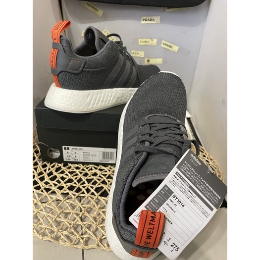 fyfy名牌精品正品Adidas NMD R2 BY3014休閒運動男鞋27.5號