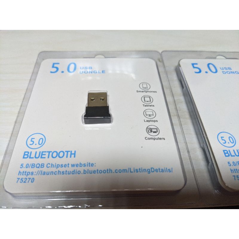 藍芽 5.0 接收器 USB 迷你 藍牙 適配器 可連接藍牙音箱 耳機 滑鼠 鍵盤 限電腦使用