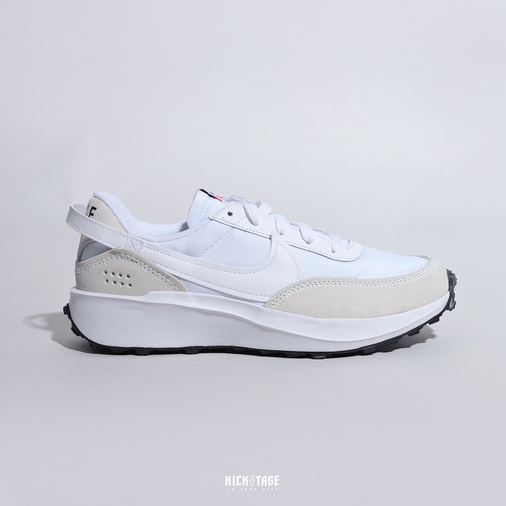 NIKE WAFFLE DEBUT WHITE 解構 增高鞋 小白鞋【DH9523-100】