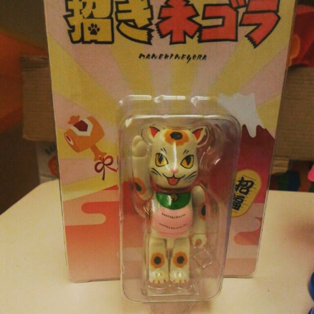 小夏屋 bearbrick 招財貓 be@rbrick hot dog toy medicom toy