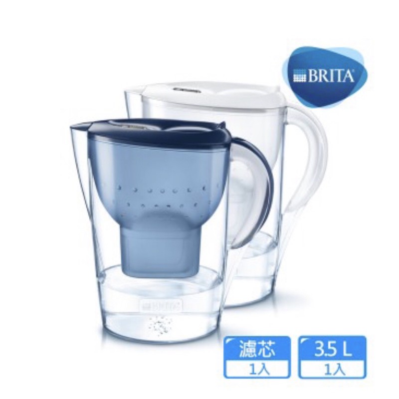 【德國BRITA】3.5公升Marella馬利拉濾水壺(內含MAXTRA Plus濾芯1入)