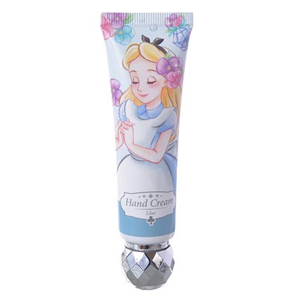 迪士尼公主系列鑽石造型花香護手霜~奇妙仙子.長髮公主愛麗絲、小美人魚、美女與野獸貝兒 日本預購