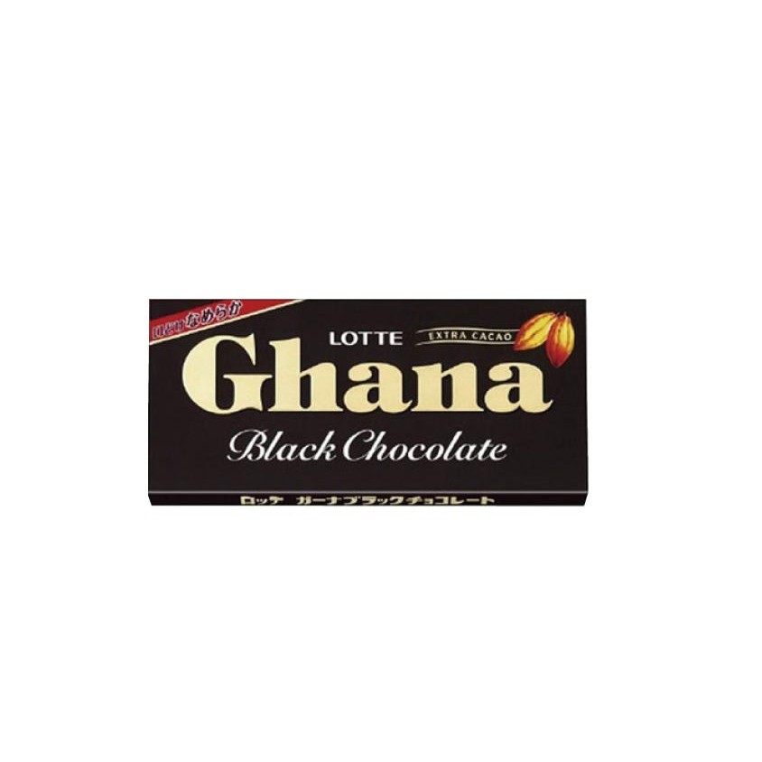 LOTTE Ghana 加納黑巧克力片裝 50g