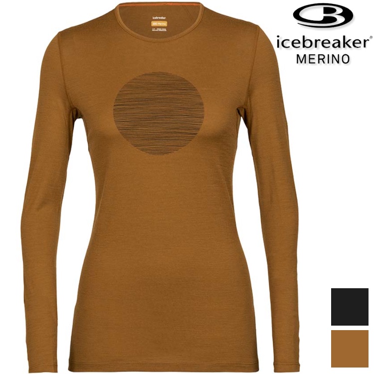 Icebreaker Oasis BF200 女款 圓領長袖上衣/美麗諾羊毛 0A56I1 面面俱圓